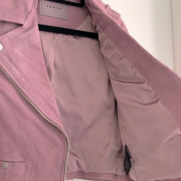 BlankNYC Lilac Suede Moto Jacket - Picture 10 of 12